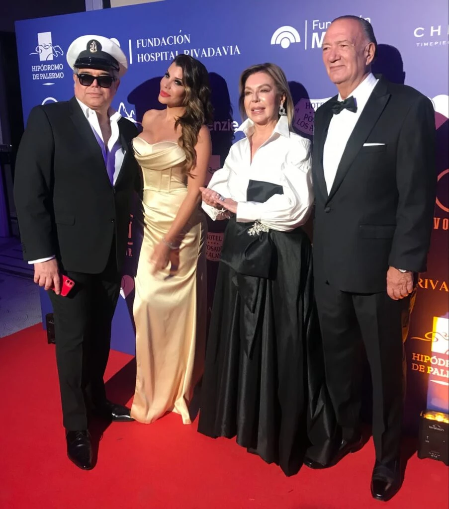 Joan Green, Charlotte Caniggia, Diana Chugri y Eduardo Fernández Rostello