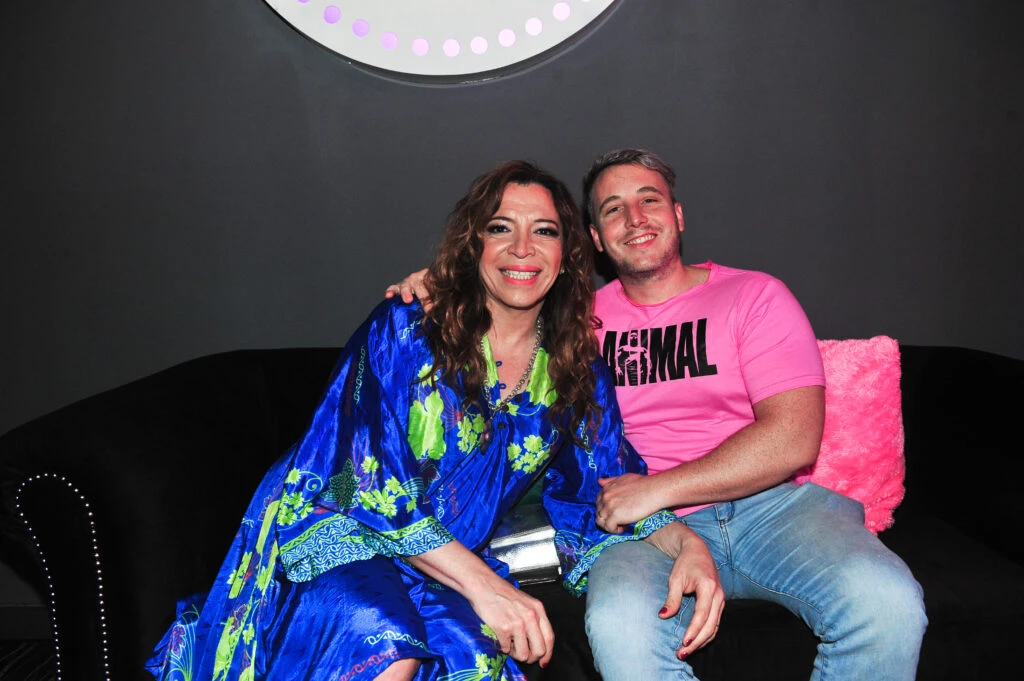 Lizy Tagliani y su esposo, Sebastán Nebot.