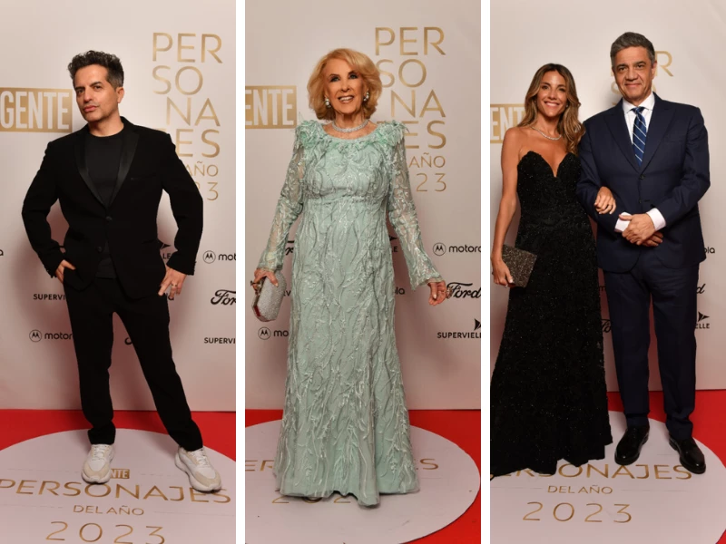 Personajes del Año 2023 de la revista Gente: todos los looks de la noche