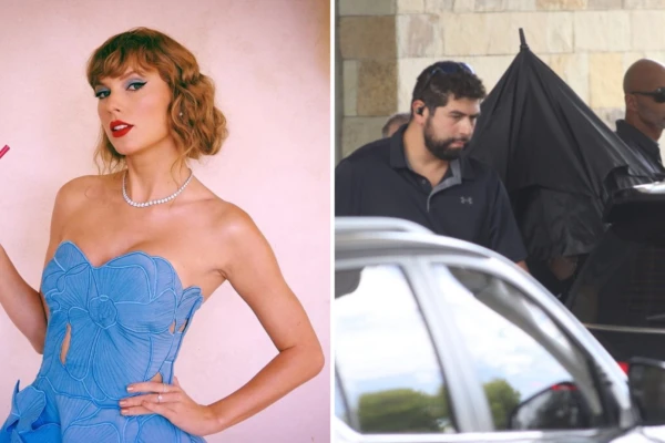 Taylor Swift explicó por qué se esconde bajo un paraguas