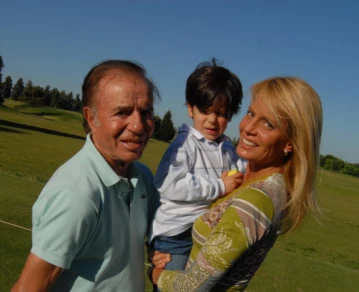 carlos saul menem, máximo menem, cecilia bolocco