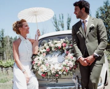 La ceremonia íntima de Nicole Neumann y Manu Urcera en Neuquén