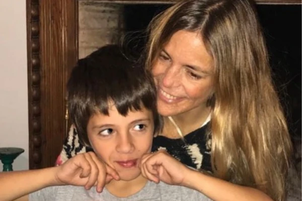 sonsoles y su hijo león