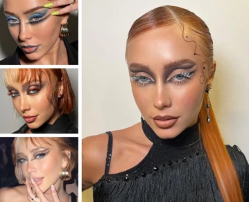 Pestañas multicolor y maquillaje abstracto: las tendencias que impone Tuli Acosta para una mirada sofisticada