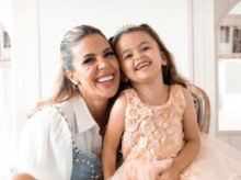 Virginia Gallardo compartió el mágico video del cumpleaños de su hija Martina