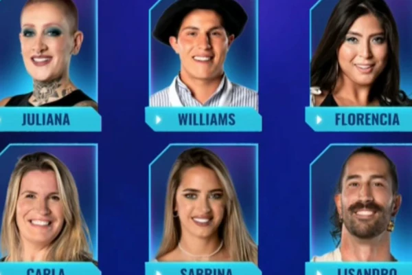 Gran Hermano: los nominados de esta semana son Juliana, Williams, Florencia, Carla, Sabrina Lisandro