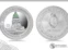 Así es la nueva moneda de plata. Foto archivo. 
