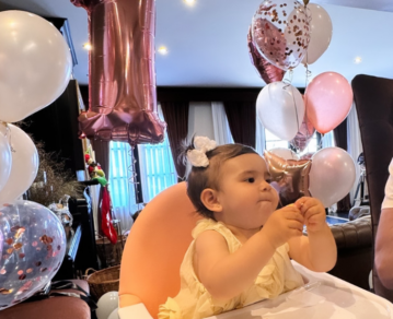 Así fue el íntimo almuerzo de cumpleaños de Sarah Burlando con temática de mariposas