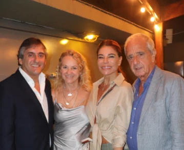 En fotos: La escultora Carmela Blanco inauguró su espacio de arte y presentó un vino en honor a su marido, Enzo Francescoli