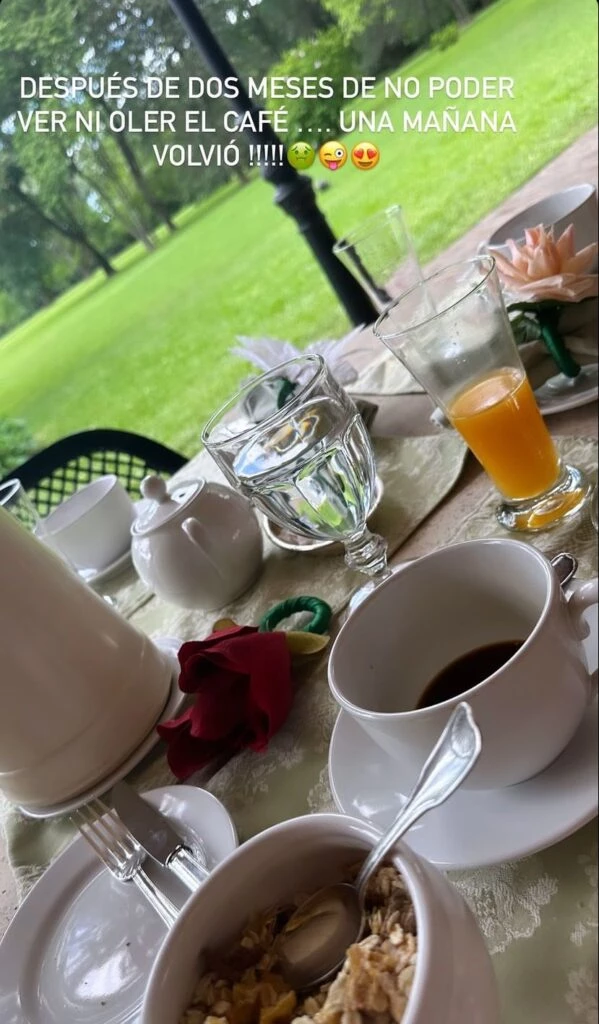 Nicole Neumann confesó que el café le generó náuseas durante las primeras semanas de embarazo.