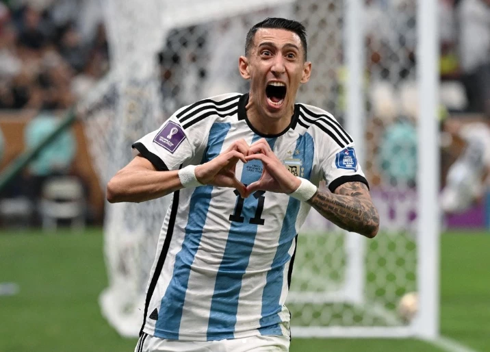 Revista GENTE Mundial Qatar 2022 Gol de Di María en la final