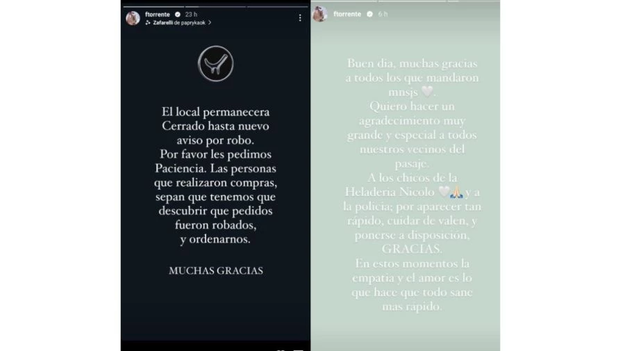 La modelo agradeció a sus seguidores por el apoyo enviado. Captura de pantalla. 