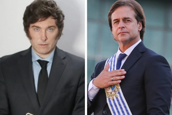 Luis Lacalle Pou habló de Javier Milei