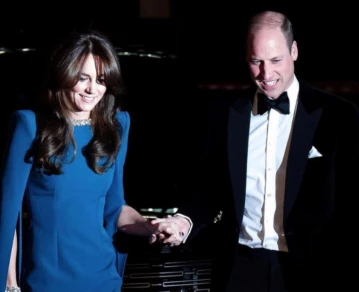 Kate Middleton y el príncipe William asistieron al Royal Variety Show