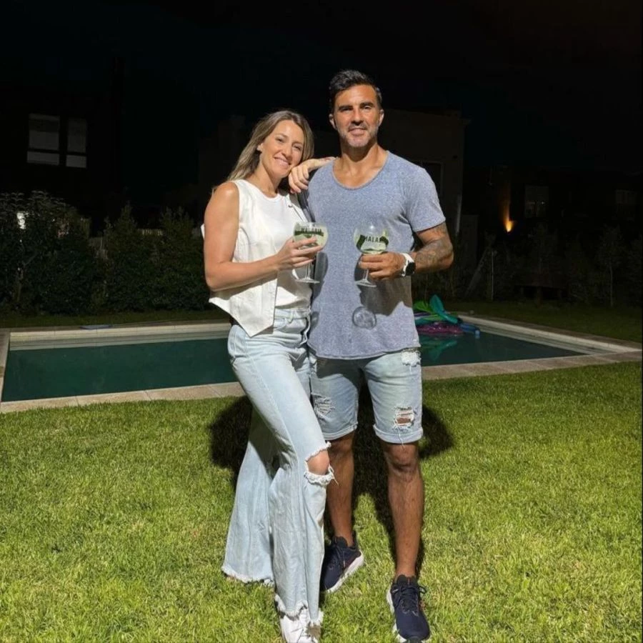Mica Viciconte y Fabián Cubero