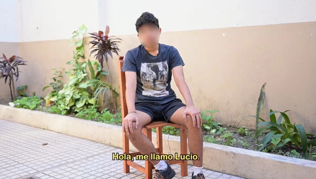 Lucio, el hijo de José María Muscari.