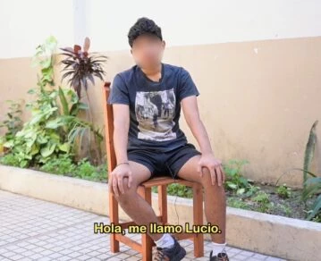 Lucio, el hijo de José María Muscari.