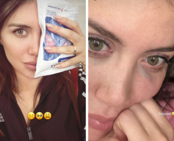 El impactante video del accidente de Wanda Nara en pleno ensayo de "Bailando con las estrellas"