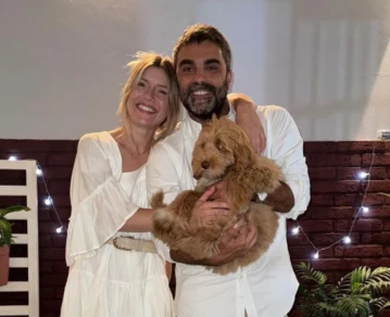 Laurita Fernández y Claudio Brusca