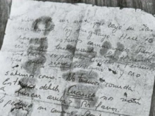 La carta que Canessa y Parrado le entregaron al arriero chileno