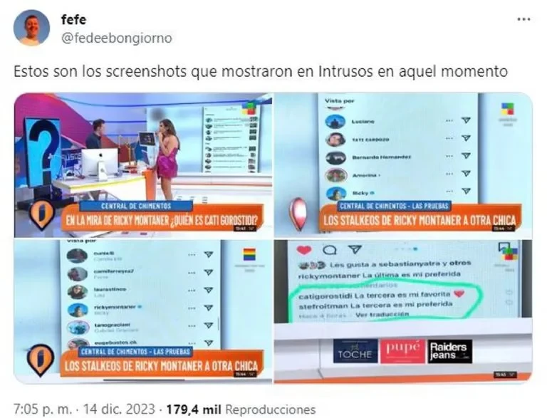 Los rumores de romance llegaron a los medios. Foto: Twitter.