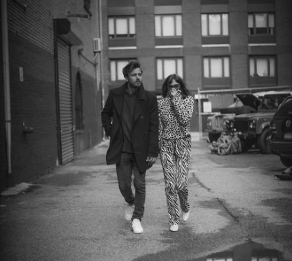 Cande Vetrano y Andrés Gil durante una de sus vacaciones. Foto redes sociales.