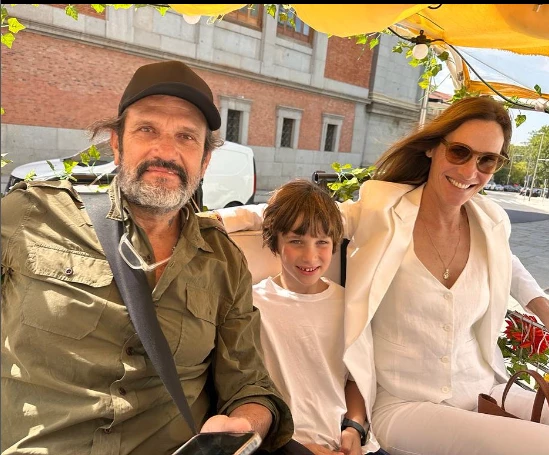 Lara Bernasconi junto a Federico Alvarez Castillo. Foto redes sociales.