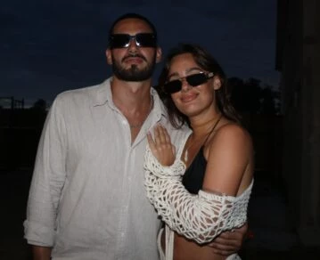 Las mejores fotos del viaje en crucero de Flor Jazmín Peña y Nico Occhiato