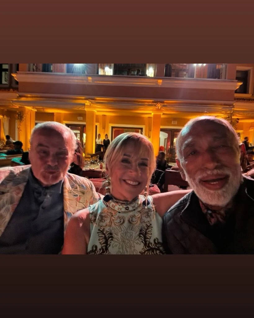 Gino Bogani, Marcela Tinayre y Ricardo Darín.