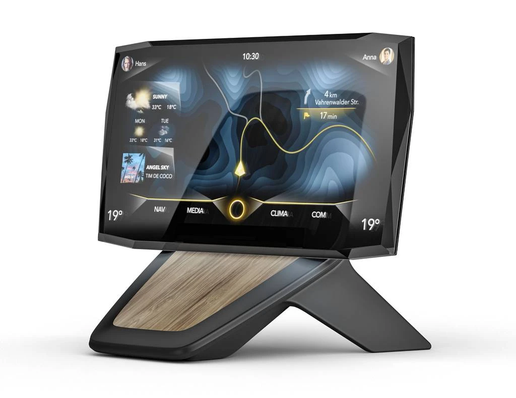 Crystal Center Display