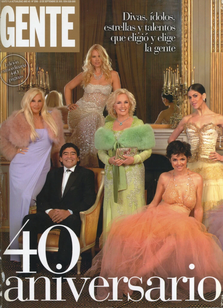 2005. Gala por los 40 años de GENTE.