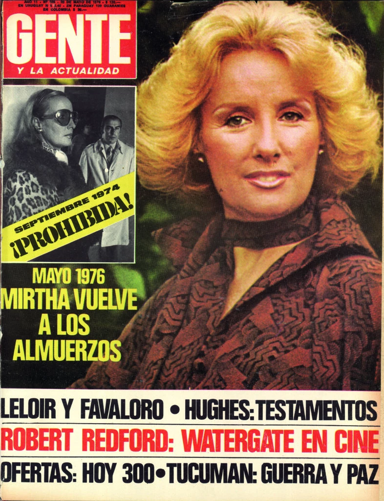 1976. Una tapa histórica que marca el regreso de Legrand a su programa después de la censura después de la prohibición que comenzó en 1974.