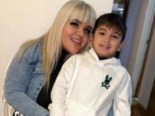 Morena Rial se reencontró con su hijo Francesco para festejar su cumpleaños