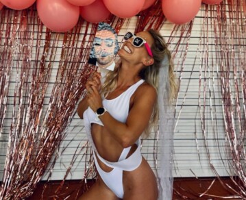 Las fotos de la despedida de soltera de Juli Puente: viaje al campo, disfraces y pijamada