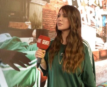 Wanda Nara en la presentación de su nueva canción