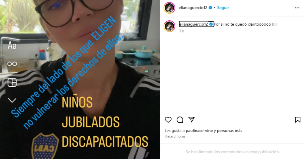 Eliana Guercio volvió a convertirse en tendencia. Captura de pantalla.