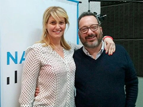 Romina Manguel y Gerardo Rozín. Foto archivo. 