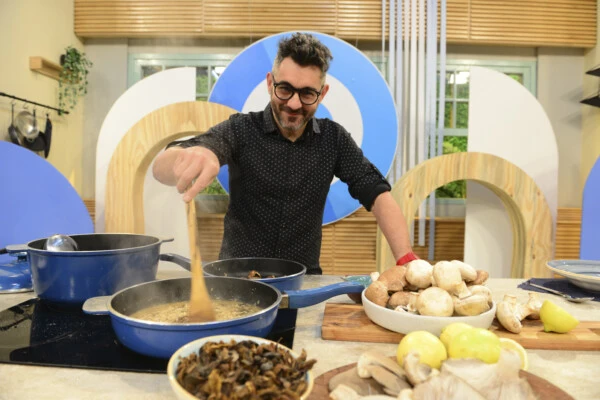 El risotto de hongos de Juan Braceli