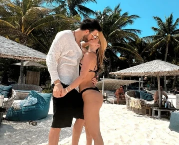 Jésica Cirio y su novio