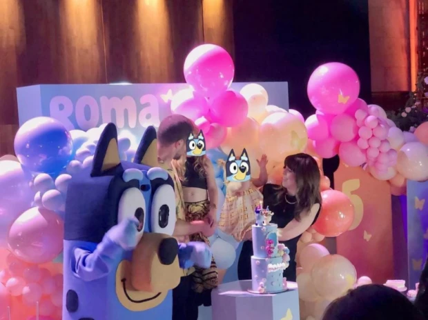 Festejo de Roma, la hija de Dalma Maradona