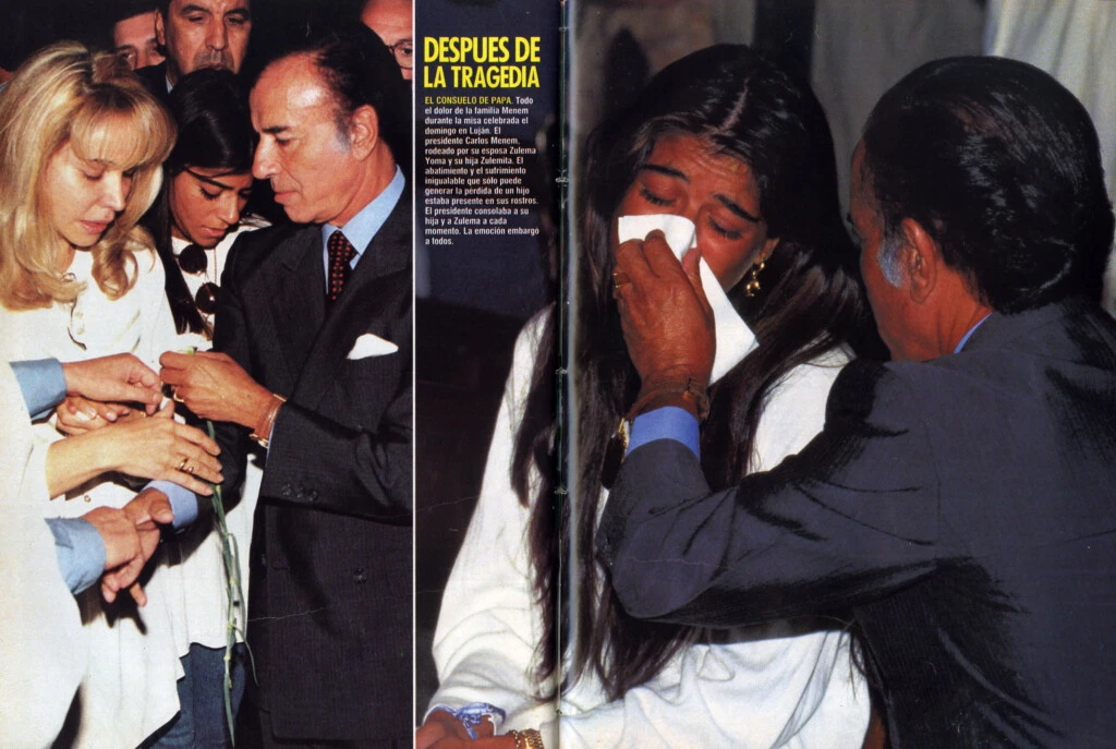 Zulemita, desgarrada de dolor en el último adiós.