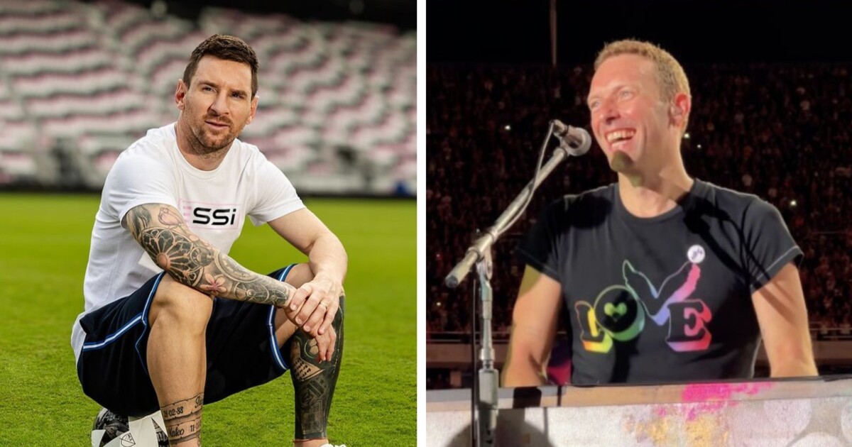 Chris Martín, el líder de Coldplay, sorprendió a todos con un mensaje ...