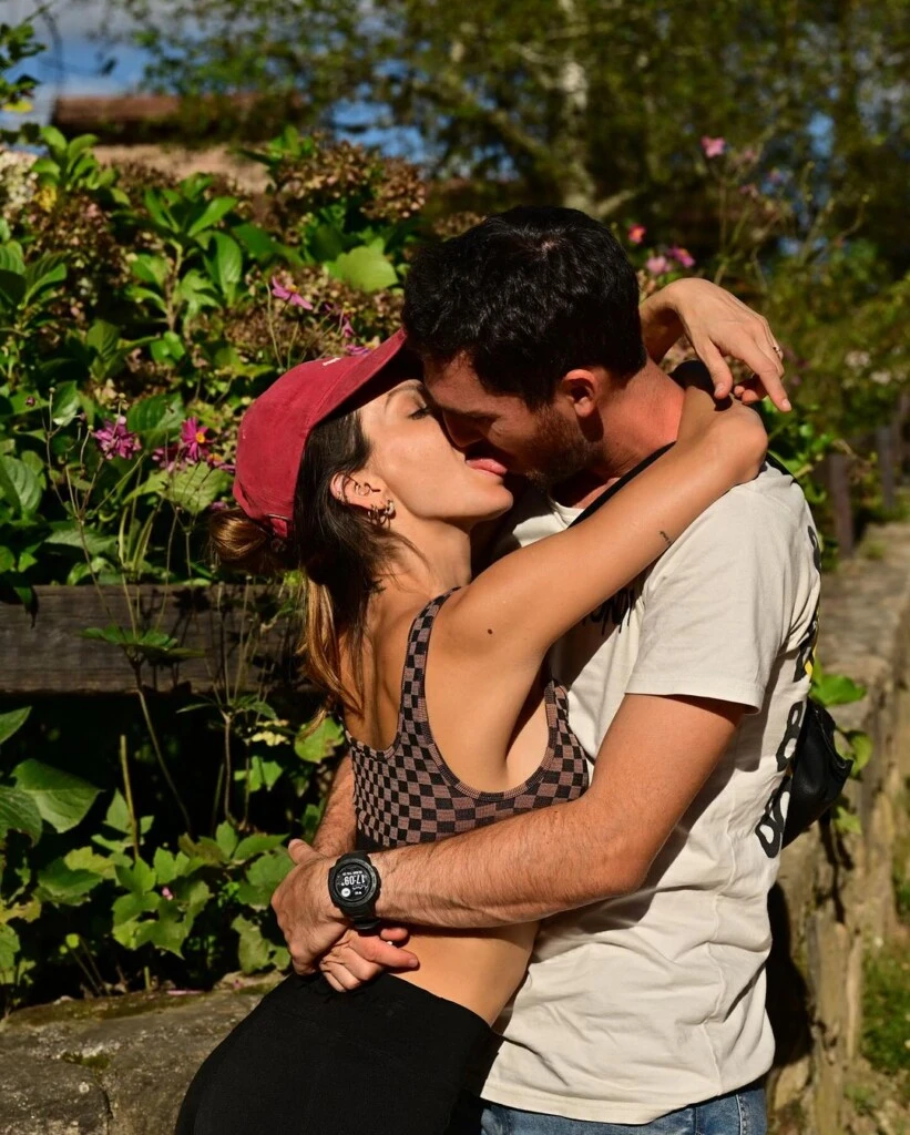 Noelia Marzol y su esposo de vacaciones. Foto redes sociales.