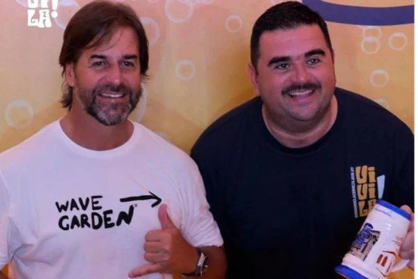 Luis Lacalle Pou en la Semana de la Cerveza en Paysandú