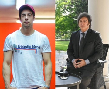 El cruce entre Esteban Lamothe y Javier Milei por una foto fake
