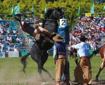 Semana Criolla: la jineteadas en Uruguay
