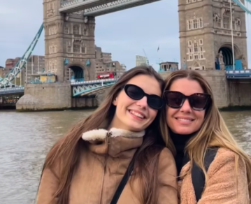 Las fotos del aventurero viaje de Gege Neumann y su hija, Helena Otamendi por Londres