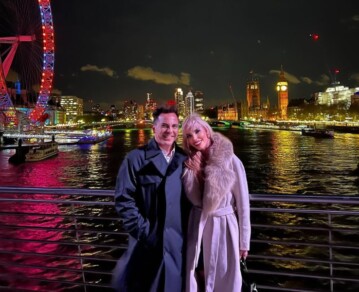 Las fotos del romántico viaje de Cristian Castro y su nueva novia argentina