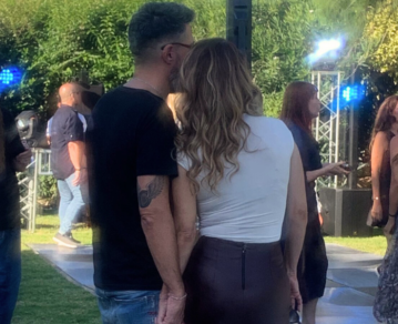 Las fotos de la última salida pública de Marina Calabró y Rolando Barbano