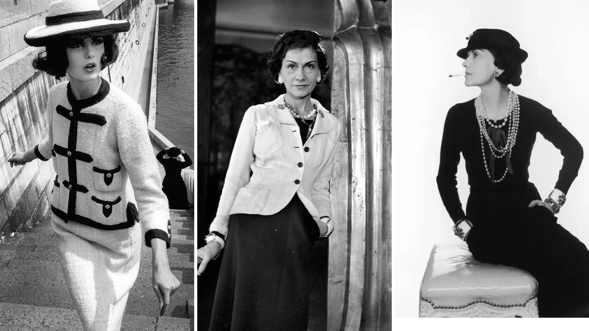 El black and white, un gran legado de Coco Chanel. 